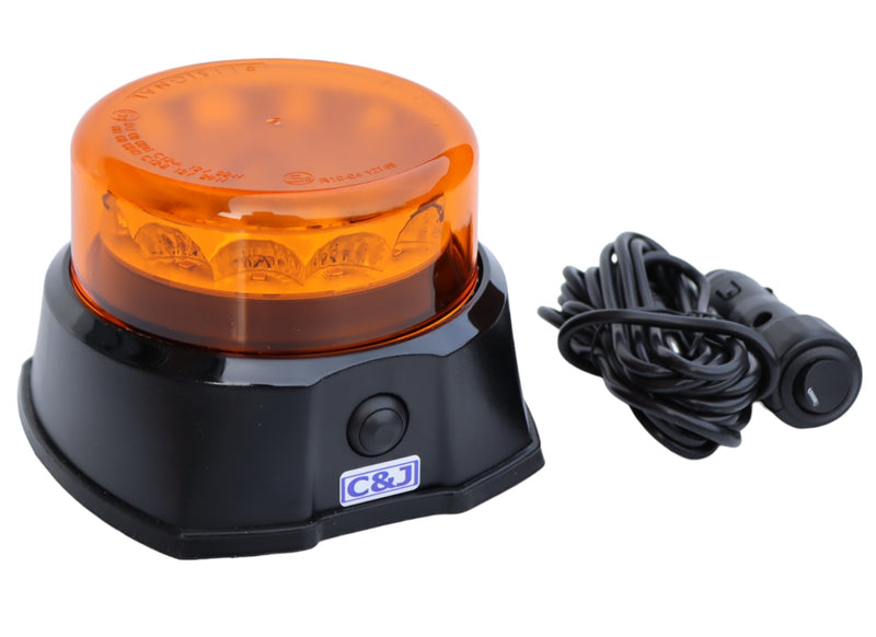 LED flitslamp CM12 Magneet 230km/h | Amber - oplaadbaar / accu