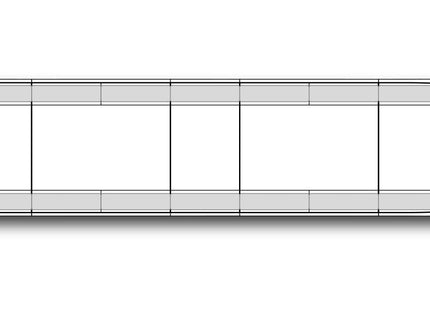 LED flitsbalk AEGIS - 137 cm Amber