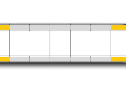 LED flitsbalk AEGIS - 137 cm Amber