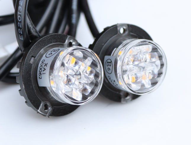 EX DEMO - Set LED flitsers Haztec 4-1420 - Amber