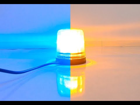 LED flitslamp B18 | Amber/Blauw - Dual Color