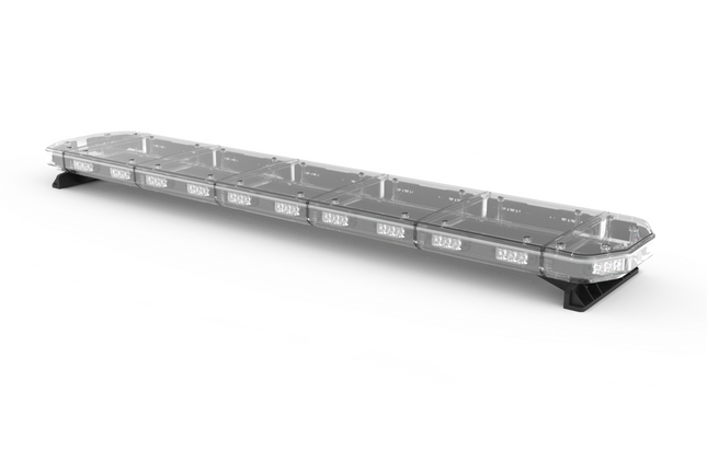 LED flitsbalk SPARTAN DUAL - 165cm - Amber/Blauw/Wit
